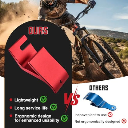 Motorcycle Tire Changing Tool Kit,Tire Bead Installation Holder Hook and Rim Protector, Ergonomic Tire Changing Tool for Off-Road Bikes, Dirt Bikes, Heavy-Duty Aluminum Alloy & ABS Plastic