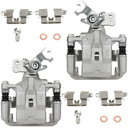 ECCPP 18B5002 18B5003 Rear Left & Right Disc Brake Caliper Assembly - size: Rear[18B5002 18B5003]