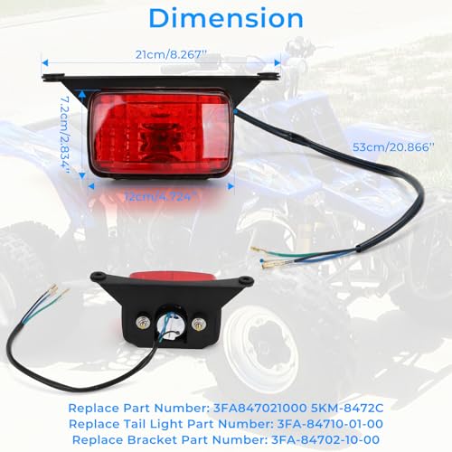 ATV Brake Tail Light Kit for Yamaha Banshee Warrior Blaster