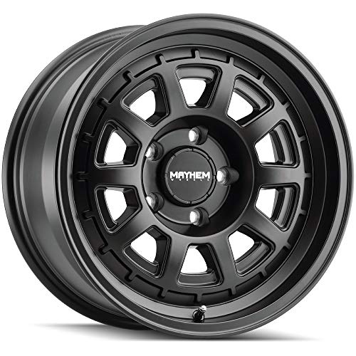 Mayhem 8303-7865MB38 Voyager 8303 Matte Black 17X8 5-114.3 38mm 72.6mm