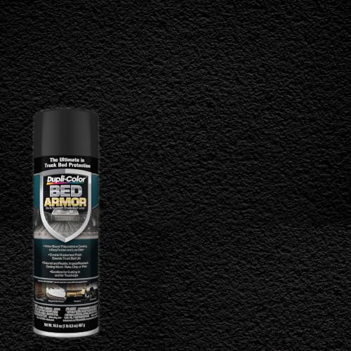 Dupli-Color Bed Armor Truck Bed Coating Aerosol, Satin, Black, 16.5 oz