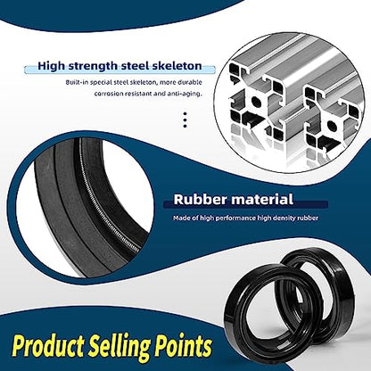 48mm Fork Seal Kit for Yamaha YZ125 YZ250 YZ250F YZ450F WR250F WR450F - size: 48X58X9.5/11
