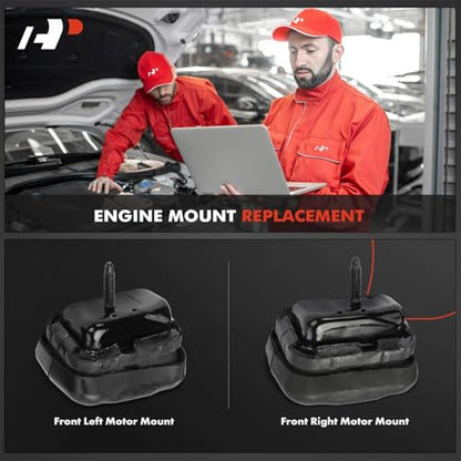 A-Premium Engine Motor Mount Kit Compatible with Lincoln Town Car 2003-2008