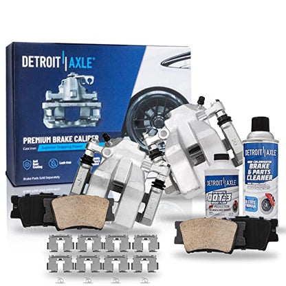 Detroit Axle - Rear Brake Kit For 2010 2011 2012 Lexus HS250h - size: 6BP3700174/Kit