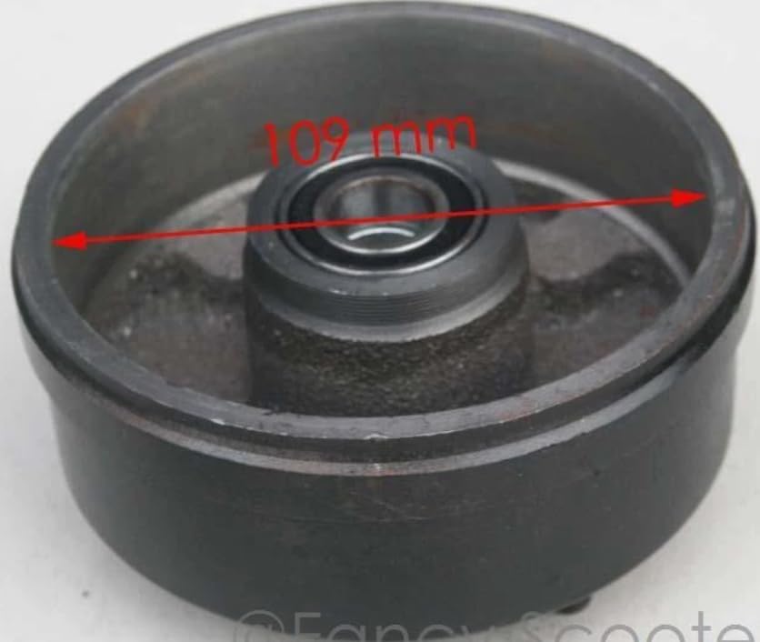 Gilan TAOTAO 8" RIM ATV FRONT WHEEL DRUM BRAKE HUB for 125cc 150cc 250cc ATV TAOTAO QUAD NEW CHEETAH NEW TFORCE CHEETAH TFORCE ATA 125E 125F1 125G 125H 125L 135D 135DU 150B 150G 250B 250C 4 WHEELER