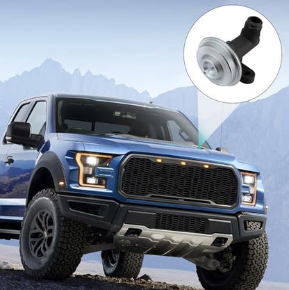 AULINK EGV537 EGR Valve (5.4L V8) For Ford E150 E250 F150 F250 Excursion - color: Black EGV537