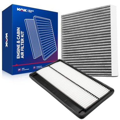 KAX CA12934 CF11182 Engine & Cabin Air Filter kit for Honda, Acura