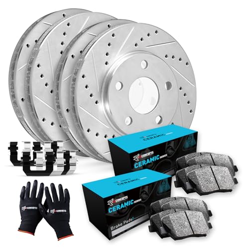 R1 Concepts Front and Rear Brake Kit Fits 2006-2010 Hummer H3 - style: CEC.69002.02