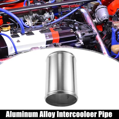 ACROPIX 102mm 4" OD 6" 152mm Length Universal Car Aluminum Alloy Intercooler Pipe Straight Air Intake Tube - Pack of 2 - size: OD 4"