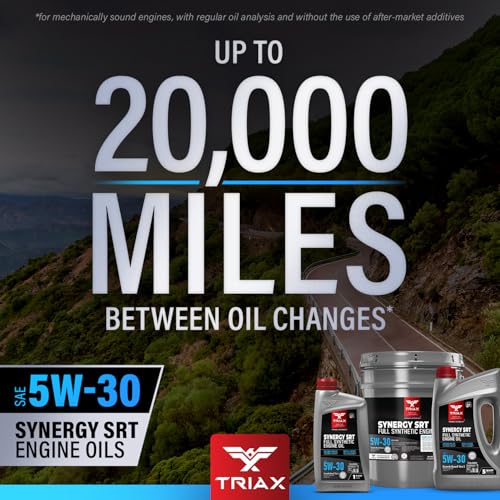 TRIAX Synergy SRT 5W-30 Full Synthetic Engine Oil API SQ/ILSAC GF-7A Licensed | 20,000 Miles of Protection (1 Quart) - size: 1 Quart