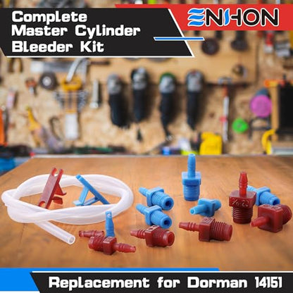 Enhon Master Cylinder Bleeder Kit Replacement for 14151