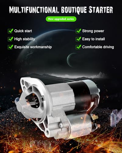 SCITOO Starter Fit For Jeep Grand Cherokee 2003-2004 L6 4.0L 17879N - size: 17879N