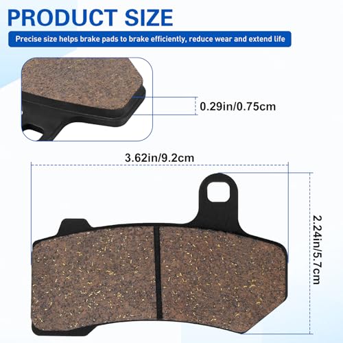 Brake Pads for Harley Davidson Touring FLHTC Electra Glide Classic