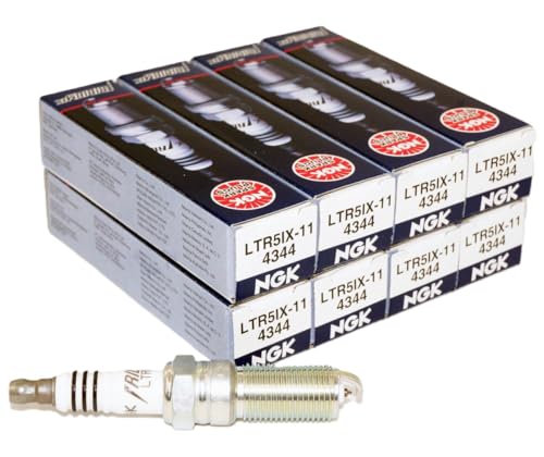 NGK Iridium IX Spark Plugs Compatible with Chevrolet Silverado 1500 5.3L 6.2L V8 2014-2024 (8 Pack)