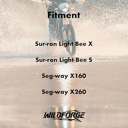 Electric Bike Fender Set - Front Fender, Rear Fender, Rear Shock Fender - Electric Dirt Bike Accessories - Ebike Mud Guard for Sur-ron Light Bee S/X / X160 / X260 - style: Fender Set