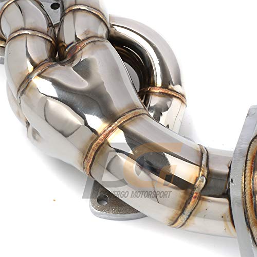 Exhaust Headers 1-5/8 in. Stainless Steel Polished Finish for 2004-2010 F-150 F150 XL XLT FX4 Lariat Pickup Truck 5.4L V8