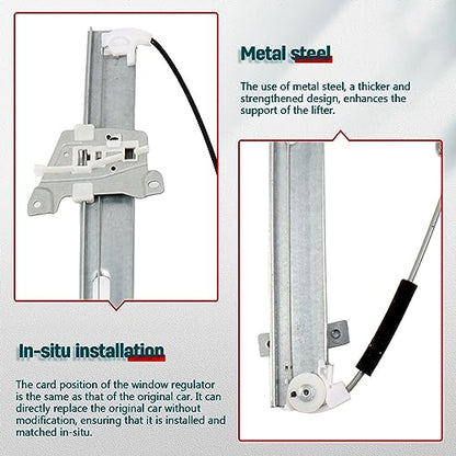 FINDAUTO Power Window Regulator fit for Mitsubishi Galant for 2004-2012