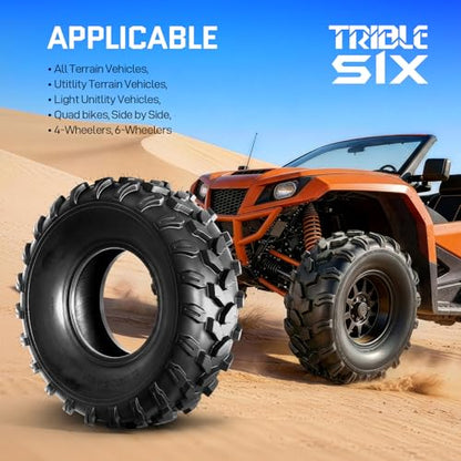 18x9.50-8 ATV Tires,4PR All-Terrain Tires,Tubeless,Pack of 2 - size: 18x9.50x8