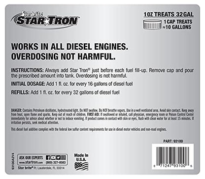 STAR TRON Enzyme Fuel Treatment - Diesel - style: 128 Oz Treats 4096 Gallons