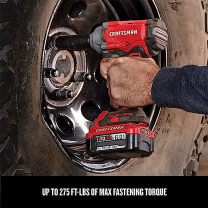 CRAFTSMAN V20 Cordless Impact Wrench, 1/2 inch, Bare Tool Only (CMCF920B) - style: Brushless Impact Wrench (Tool Only)