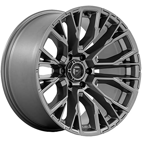 FUEL OFF-ROAD D848 REBAR 17X9, 6X5.5, 5.04, 1mm MATTE GUNMETAL - D84817908450 - color: MATTE GUNMETAL, size: 17X9,6X5.5,1mm