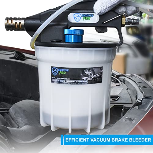 SMOTIVEPRO 2L Vacuum Brake Bleeder Kit Pneumatic Brake Fluid Extractor Pump - size: 2L Pneumatic Brake Bleeder Pump