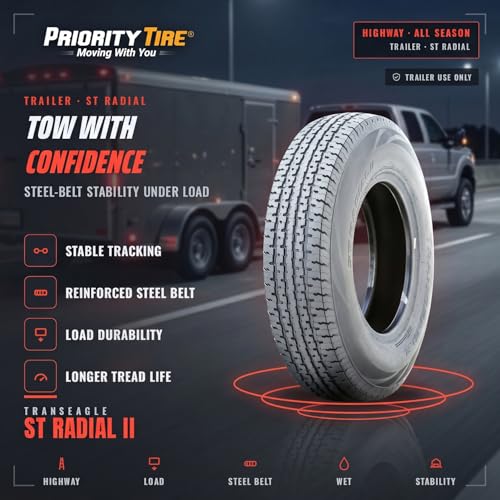 Transeagle ST II ST145/80R12 88/83L All Season E (10 Ply) Steel Belted Tire - size: 145/80R12