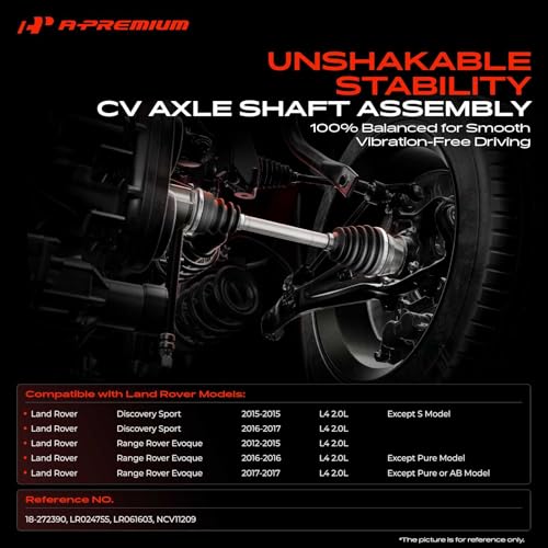 A-Premium Front Right Passenger Side CV Axle Shaft Assembly