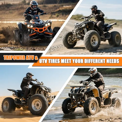 TRIPOWER 21x7-10 ATV Tires 21x7x10 All Terrain Tire Sport Quad Trail Mud Sand Off-Road Tires, 4PR, Tubeless, Set of 2 - size: 21x7x10