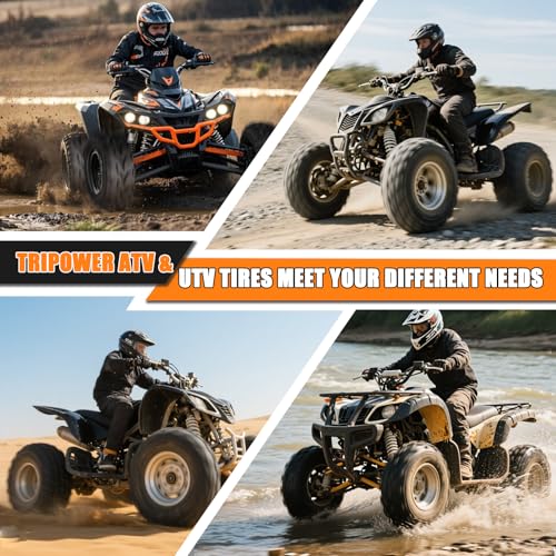 TRIPOWER 22x11-10 ATV UTV Tires 22x11x10 All-Terrain Trail Sand Mud Sport Off-Road Tire Tires, 6PR Tubeless, Set of 2 - size: 22x11-10