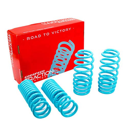 Godspeed LS-TS-DE-0006-C Traction-S Performance Lowering Springs, Reduce Body Roll, Improved Handling, Set of 4, compatible with Chrysler 300C RWD 2011-21
