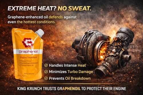 Graphene Engine Treatment – Friction Modifier, Wear Protection, Heat Reduction – High Performance Lubrication (16 oz)