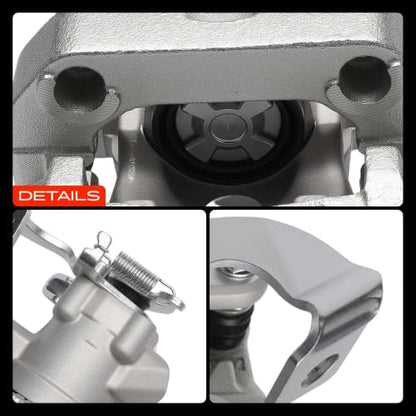 A-Premium Rear Left Driver Disc Brake Caliper with Bracket - style: Rear Driver