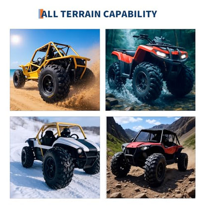 Garvee 2 Pack 26x11-12 ATV UTV Tires 6-Ply All-Terrain Tubeless Tires for Daily Work, Hunting & Recreational Riding on ATV, UTV, Quad and 4 Wheeler - size: 26X11-12, style: Pattern A