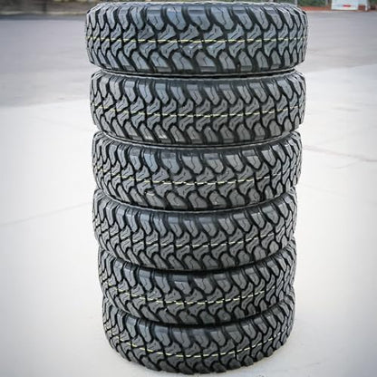 6 x Accelera M/T-01 LT235/85R16 120/116Q Mud Terrain E (10 Ply) Tires