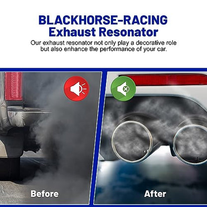 Exhaust Resonator 5" Inlet 5" Outlet Muffler 18" inch Overall - size: 5" Inlet 5" Outlet 18" Overall Length