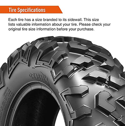HALBERD ATV Tire, 25x8-12, 6PR All Terrain - size: 25x8-12