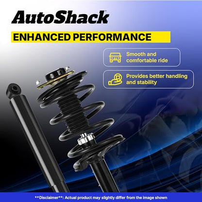 AutoShack Front and Rear Complete Struts & Shocks for Ford Edge 2010