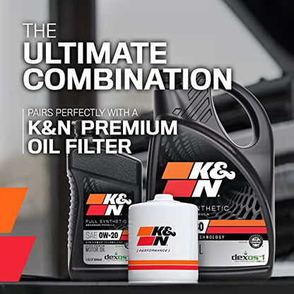 K&N Motor Oil: 5W-30 Synthetic Engine Oil: Premium Protection, High Mileage, 5 Quarts - style: 5 Quart
