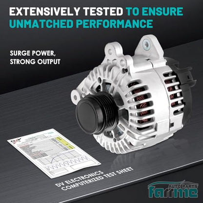11254 Car Alternator Fit for Volkswagen Jetta 2005-2014, Golf 10-14 - size: 11254N for Volkswagen Jetta 05-14 Golf 10-14 2.5L