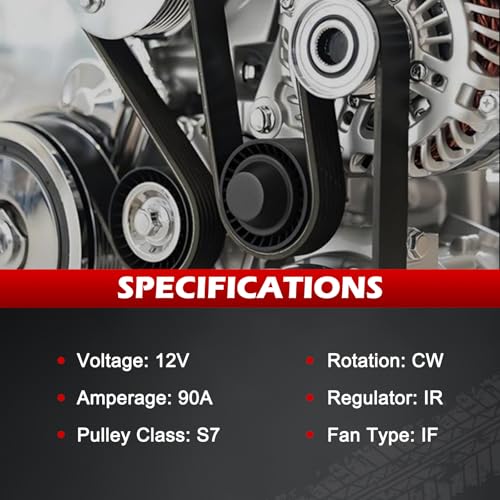 13966 New Alternator Fit for 2002-2006 Honda CR-V L4 2.4L - size: 13966
