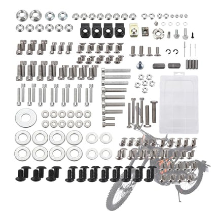 Light Bee Motorcycle Full Body Screws Fairing Bolts Kit Body Screws Nuts for Light Bee Sur-Ron Sur Ron S X260 X160 X260 X160 Electric Bike