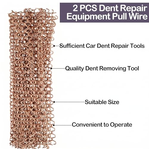 Yaocom 2 Pcs Wiggle Wire Dent Repair Pulling Wire 320 mm