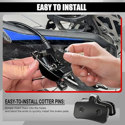 Brake Pads Front and Rear Compatible with Surron Light Bee X/S Talaria Sting R MX3 MX4, 6 Pcs Sintered Disc Upgraded Replacement Brake Pads for Electric Dirt Bike Sur-Ron - size: 6 pcs