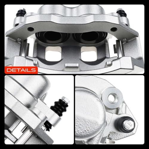 A-Premium Front Left and Right Side Disc Brake Caliper with Bracket - style: Front Driver and Passenger Side