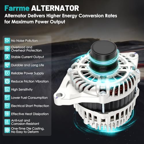 11231 Car Alternator Fit for Chrysler 200 11-13, Sebring 07-10 - size: 11231N for Chrysler 200 11-13 for Avenger 08-13