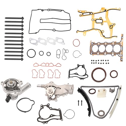 Head Gasket Bolts Set with Timing Chain Water Pump Kit 1.4L - style: for Cruze 1.4L 2011-2015