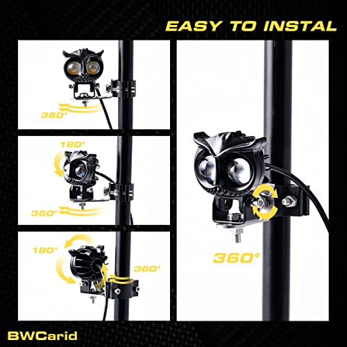 LED Pods Off Road Auxiliary Driving Fog Lights - size: Motorcycle LED Driving Lights (2-Pack)