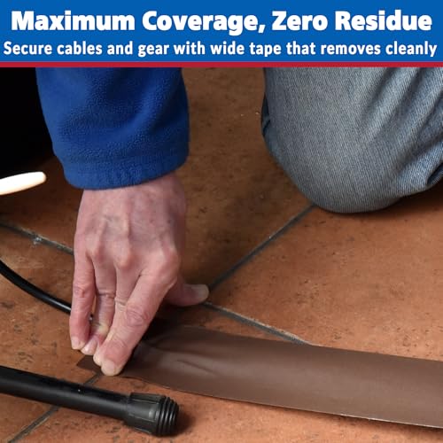Gaffer Power Brown Gaffer Tape 3 Inch x 30 Yards, Pro Grade, Made in USA - color: Brown, size: 3 in x 1080 in