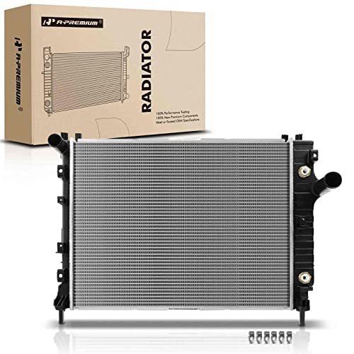 A-Premium Engine Coolant Radiator Assembly with Transmission Oil Cooler